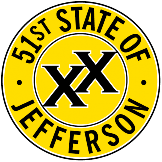 of Jefferson Seal on Mesh Back Hats 