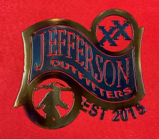 Metal Art Bigfoot Jefferson Outfitters Logo