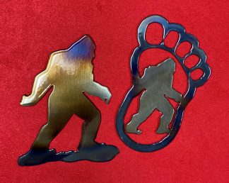 Metal Art Bigfoot Magnet